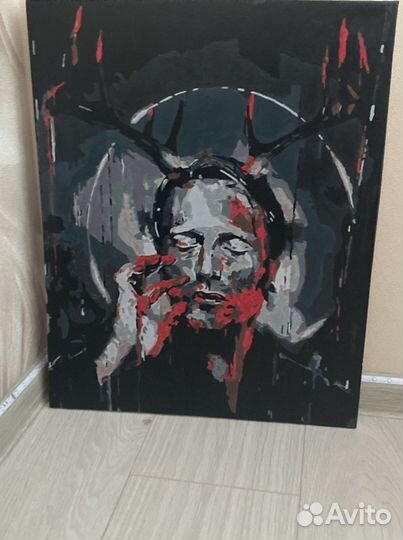 Картина по номерам готовая