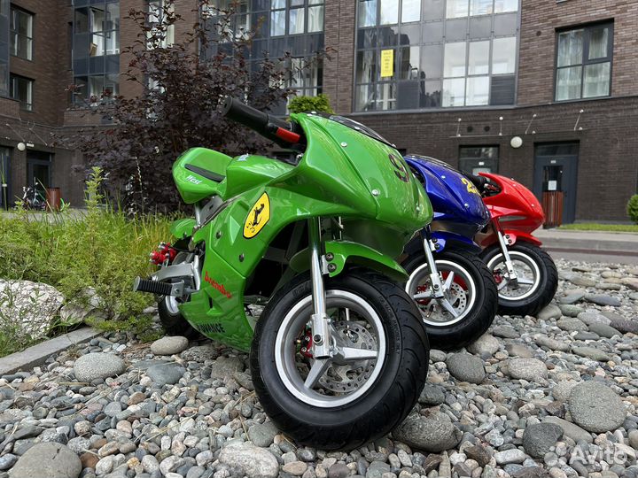 Минибайк детский бензин/электро новый