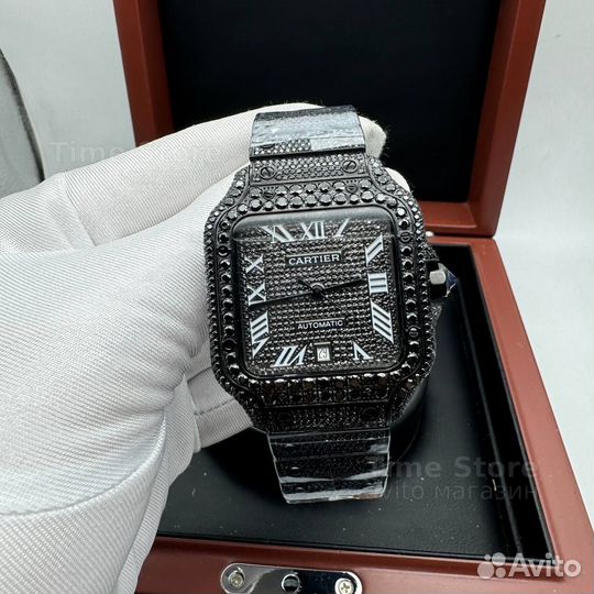 Cartier Santos Swiss мужские часы премиум
