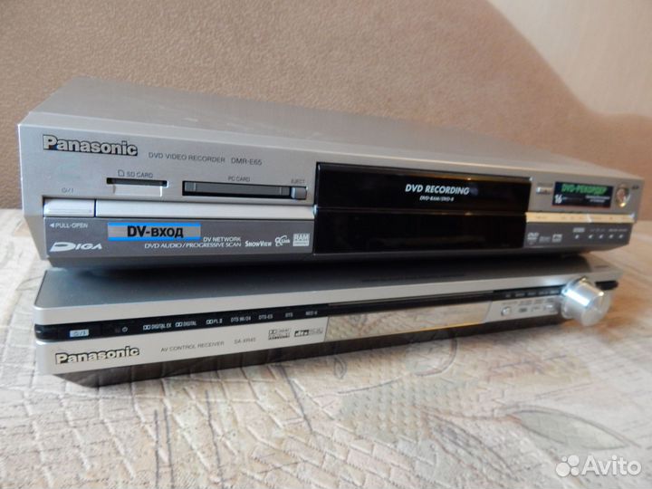 Ресивер и проигрыватель CD-DVD Panasonic