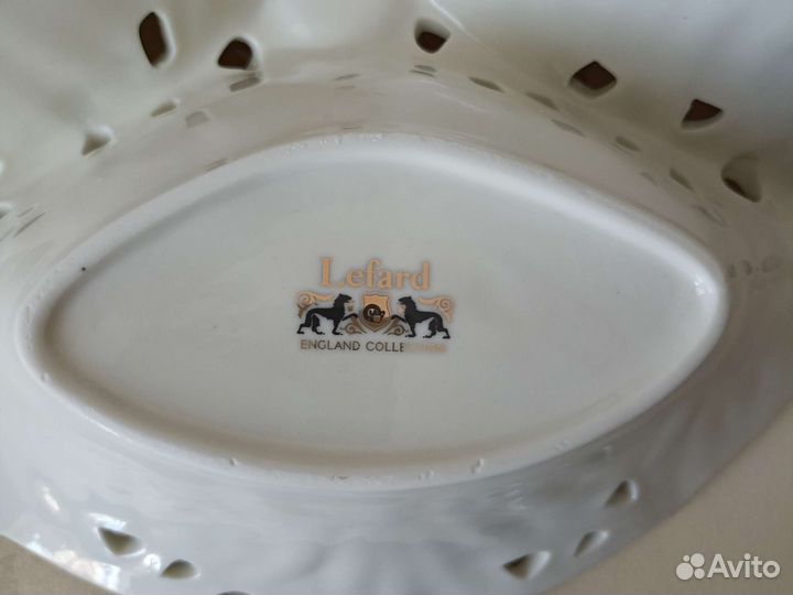 Менажница ваза для фруктов фарфор подарок