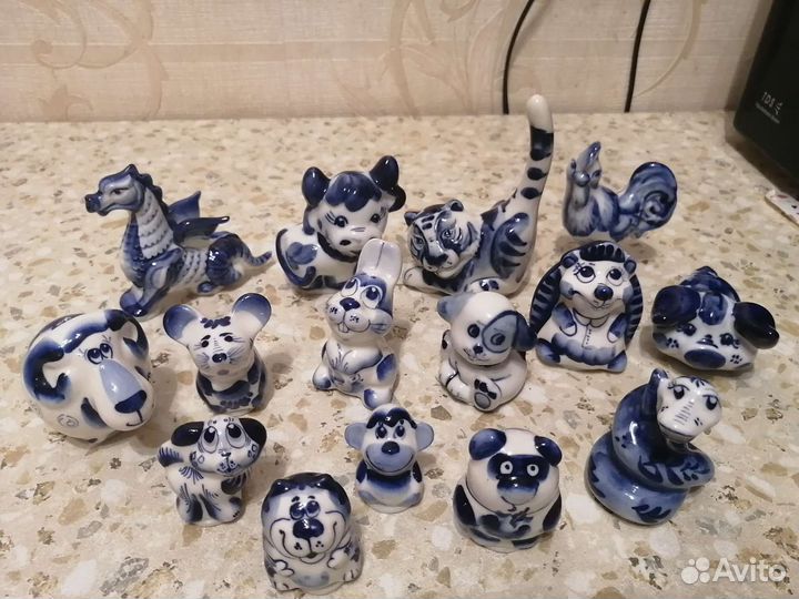 Фигурки гжель