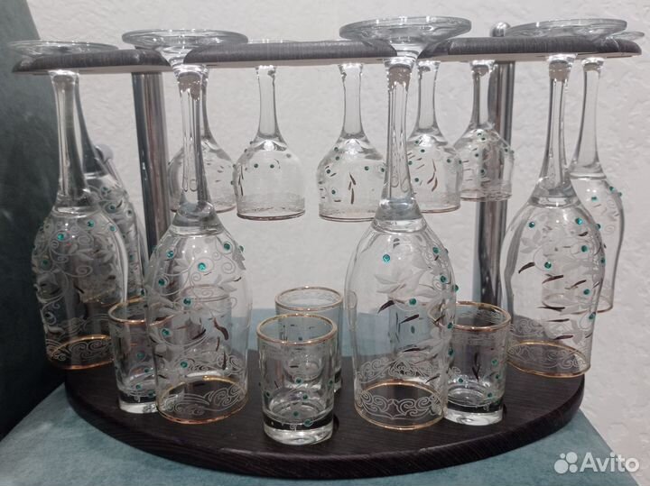 Бокалы фужеры рюмки