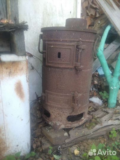Печь буржуйка чугунная