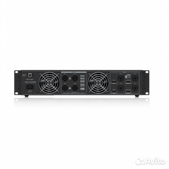 Behringer NX4-6000, Усилитель мощности 4-канальный, 4 x 1600Вт 2Ом, 860Вт 4Ом, 440Вт 8Ом