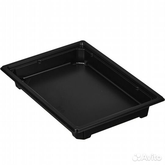 Емкость С-25 черная (Комус) с крышкой для суши