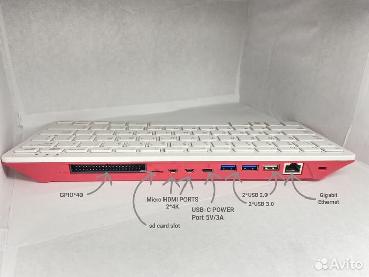 Raspberry pi 400 новые / 4gb + наклейки