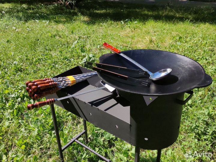 Мангал с подказанником