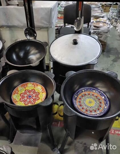 Казан 12-литров чугунный из Узбекистана