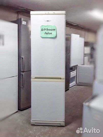 Холодильник 2м бу Zanussi 2 компрессора доставка