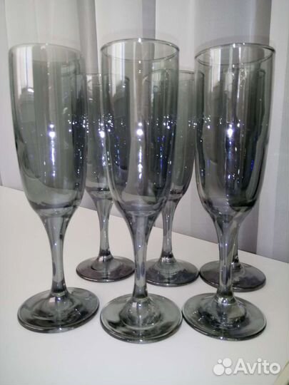Винтажный набор фужеров
