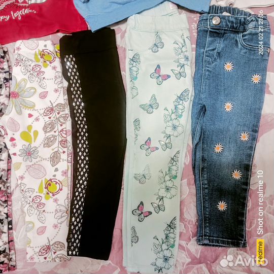 Вещи пакетом на девочку 80-98