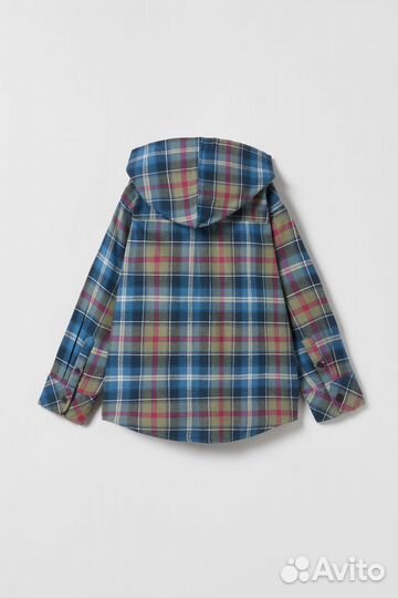 Новая рубашка с капюшоном zara 13-14 лет