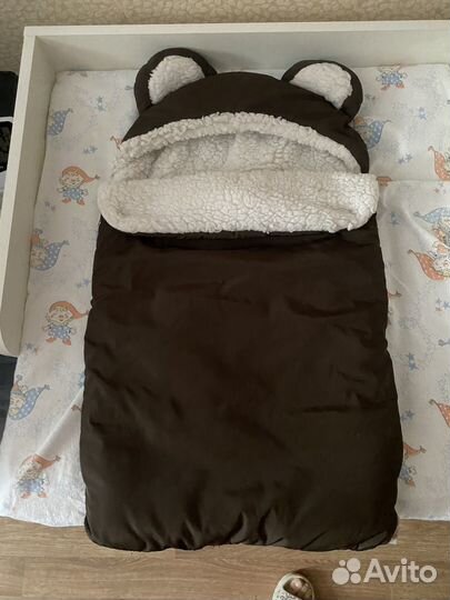 Зимний конверт для новорожденных