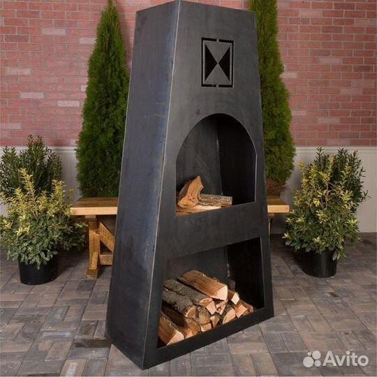 Уличный камин