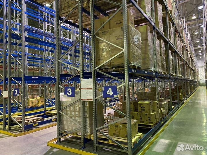 Стеллажи паллетные для склада бу