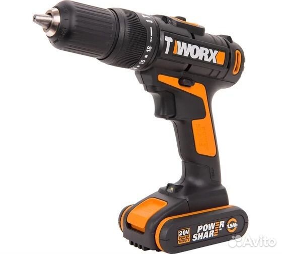 Ударная дрель-шуруповерт worx WX371.3