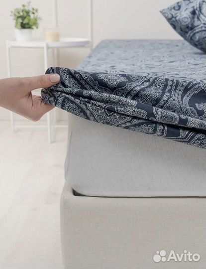 Простыня на резинке 140*200 аналог икеа