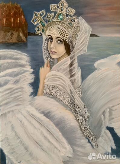 Картина маслом на холсте большая