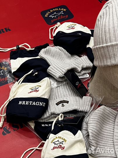 Paul&Shark Bretagne COP712 Шапки Шерсть Virgin