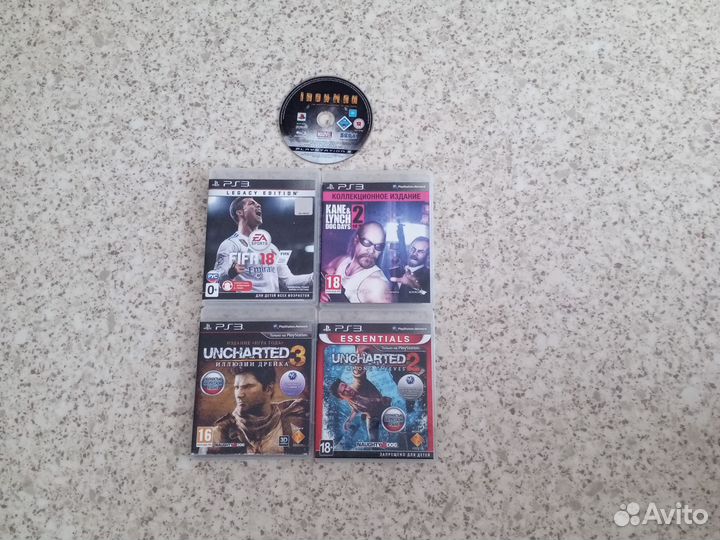 Диски на sony playstation 3