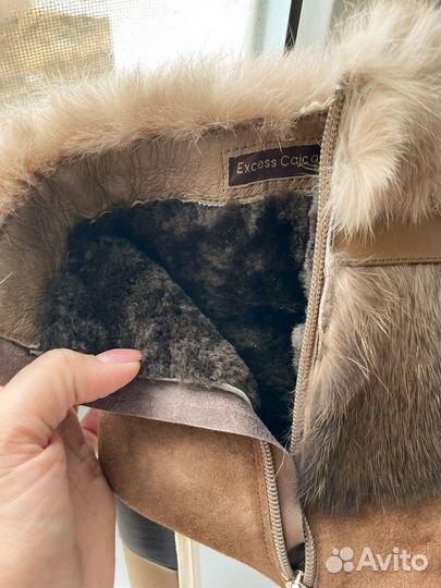 Зимние ботильоны 38