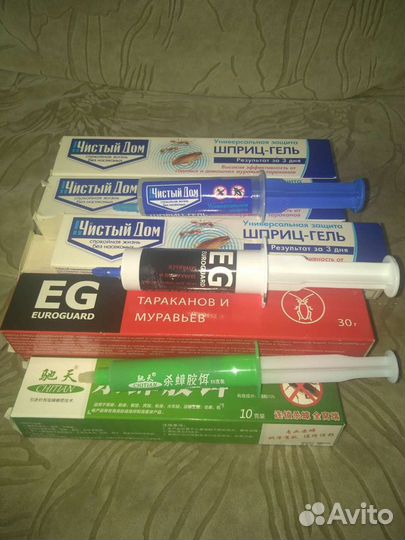 Средства для уничтожения тараканов, муравьев