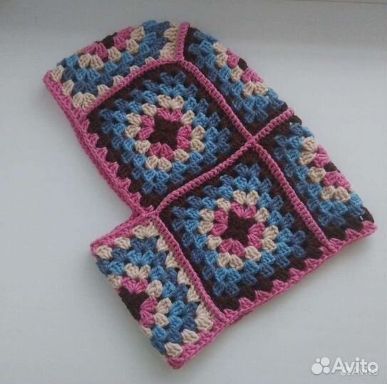 Балаклава Капор Кроше(бабушкин квадрат)