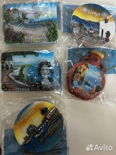 Магнитики на холодильник с Кипра