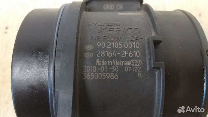 Расходомер воздуха Kia / Hyundai