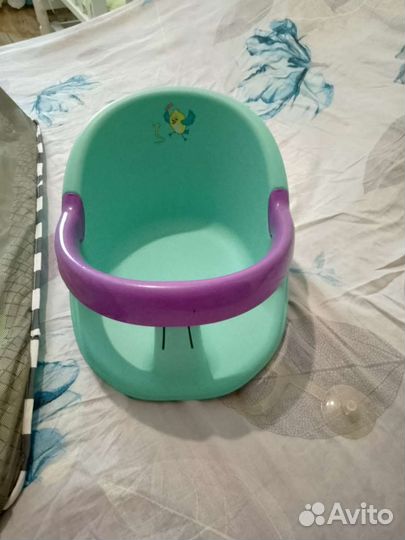 Развивающий коврик+стульчик для купания