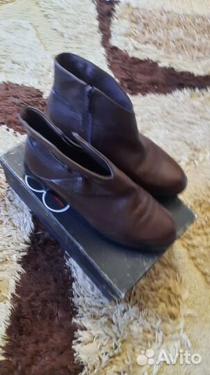 Ботильоны натуральная кожа 38