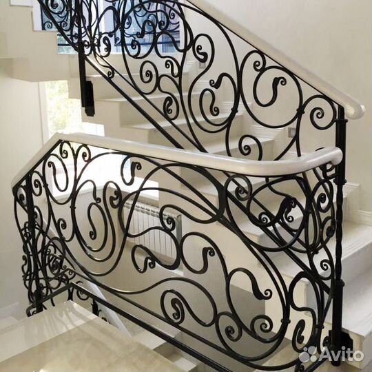Навесы лестницы кованые изделия