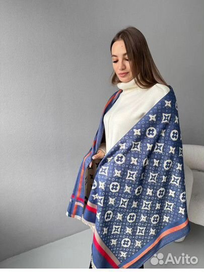 Палантин кашемировый 190 на 70 новый