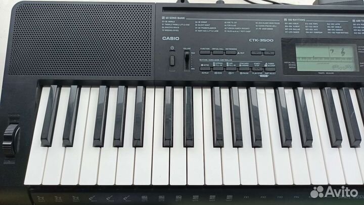 Casio ctk-3500 синтезатор с чувствительностью