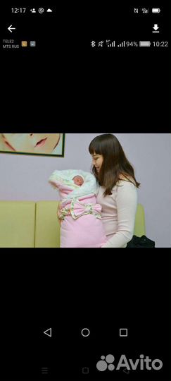 Конверт на выписку для девочки весна осень