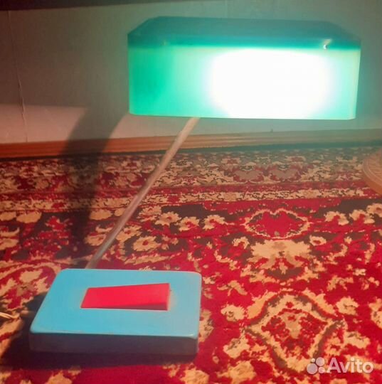 Лампа настольная ретро винтаж СССР 1977г