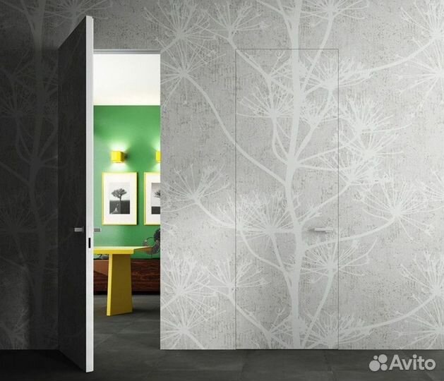 Скрытые двери под отделку