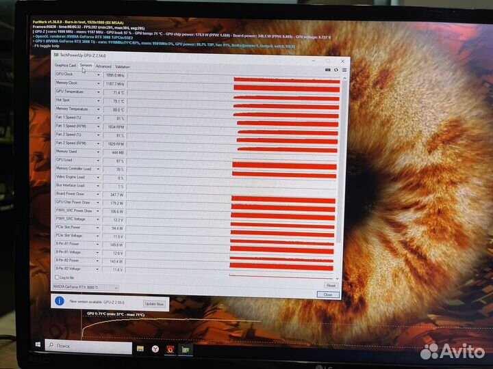 Видеокарта RTX 3080ti Gigabyte Eagle OC 12GB