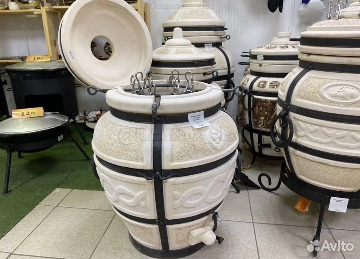 Тандыр с откидной крышкой 