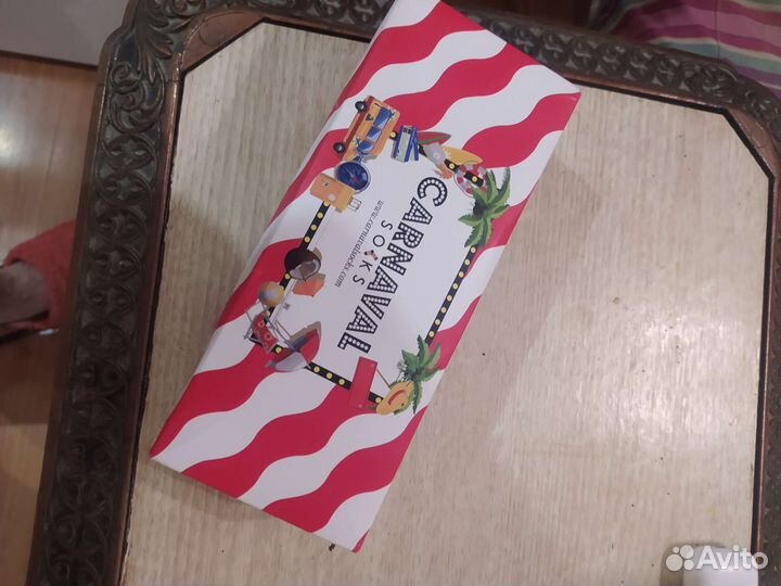 Носки цветные длинные