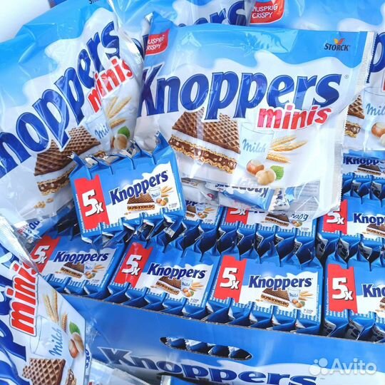 Сладости из Европы knoppers minis от