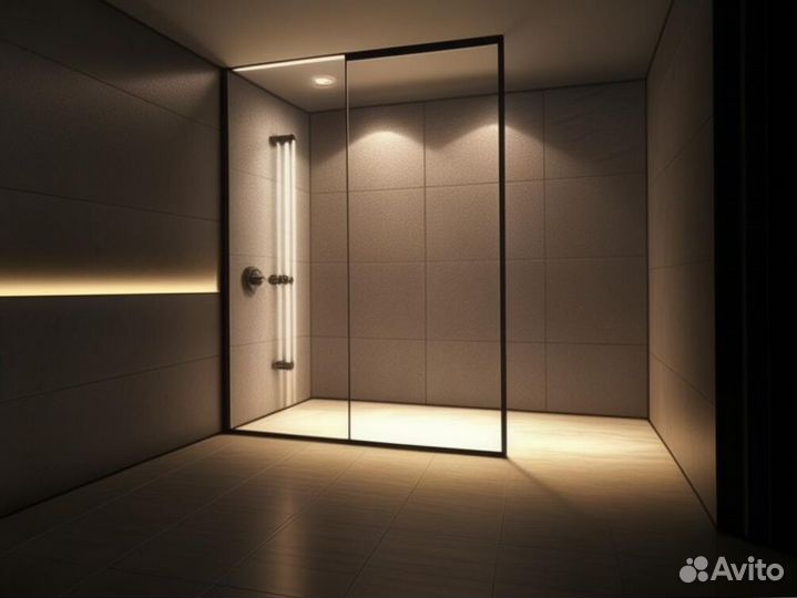 Душевые стеклянные перегородки гарантия 5 лет