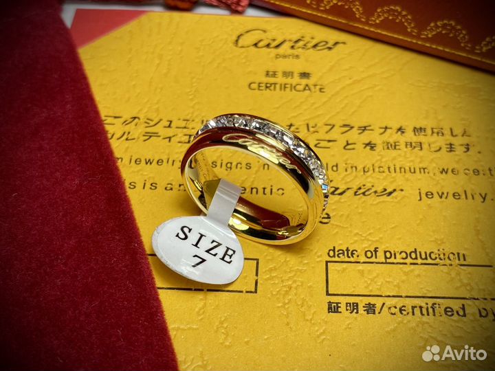 Cartier кольцо гравировка Картье