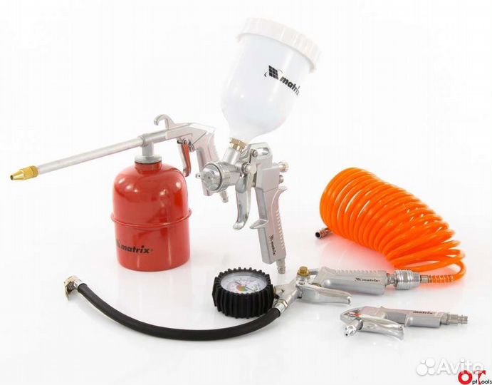 Набор пневмоинструмента matrix 5 предметов 57304