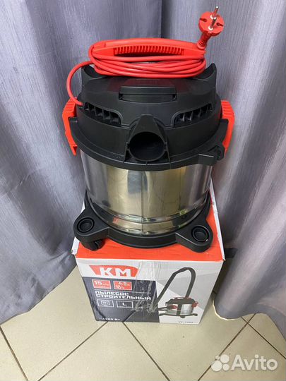 Пылесос строительный км VC-1203 (Т21883)