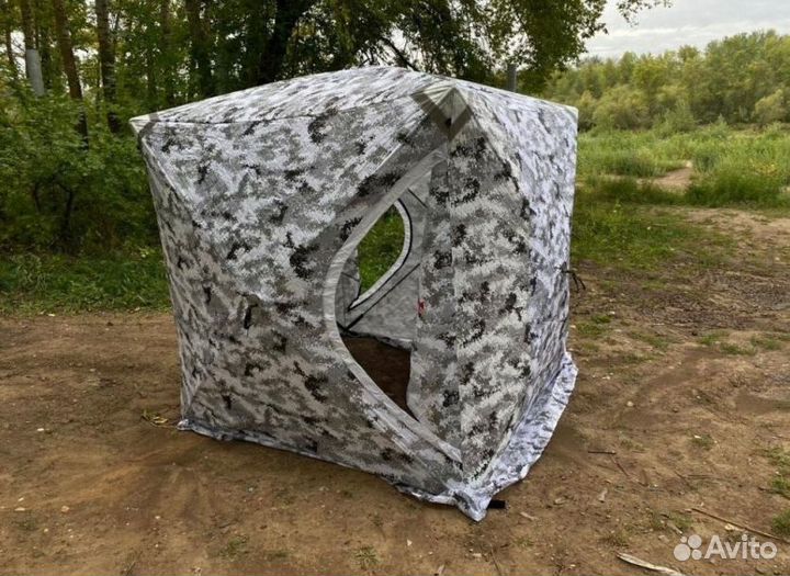 Палатка cube с полом+фонарь все размеры