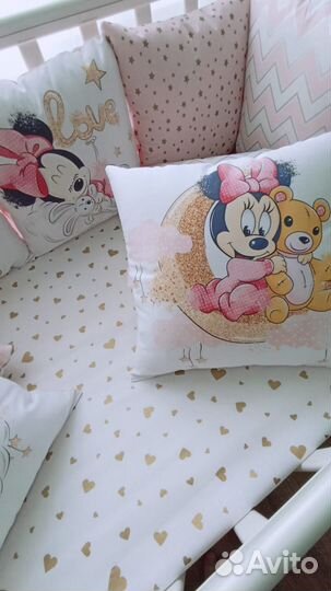 Бортики в детскую кроватку новые