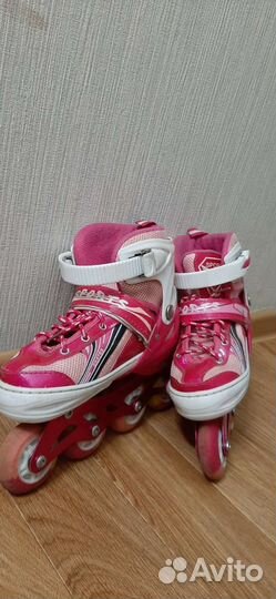 Ролики для девочки раздвижные 34-37