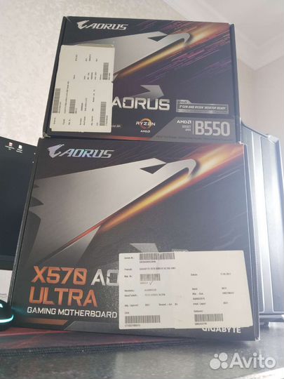 Материнская плата AM4 gigabyte X570 B550 aorus A52